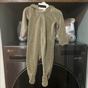 Kate Quinn Olive bunny Footie One Piece